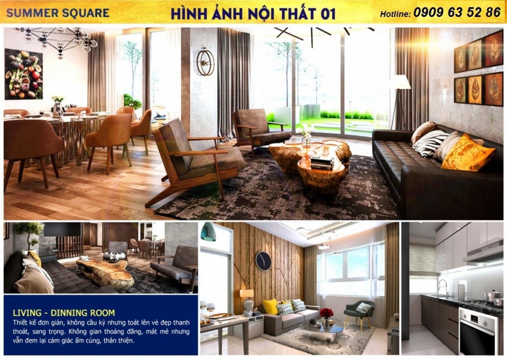 thiết kế căn hộ summer square quận 6