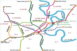 các tuyến metro tphcm