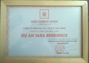 sàn phân phối dự án Tara Residence