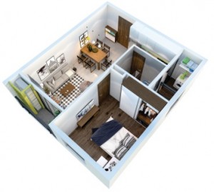 căn hộ Tara Residence 49m2