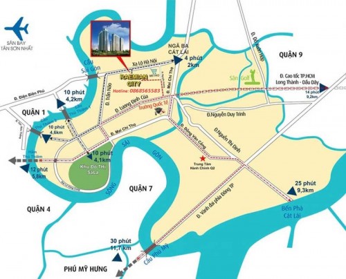 Vị trí Reamian Galaxy City