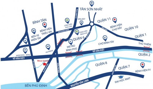 Vị trí dự án West Intela - Hotline tư vấn 0868565583