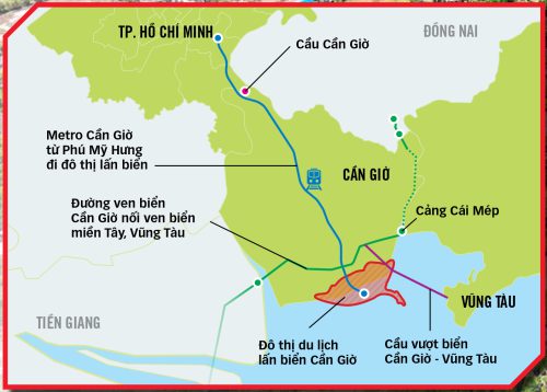 Việt Nam sắp có Khu đô thị du lịch lấn biển Cần Giờ trị giá 10 tỷ đô