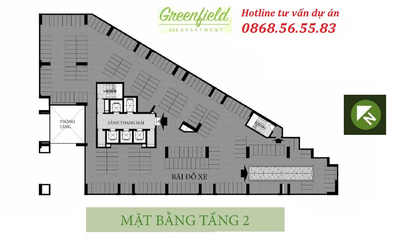 Thiết kế Green Field 686 Bình Thạnh - Hotline tư vấn: 0868.56.55.83